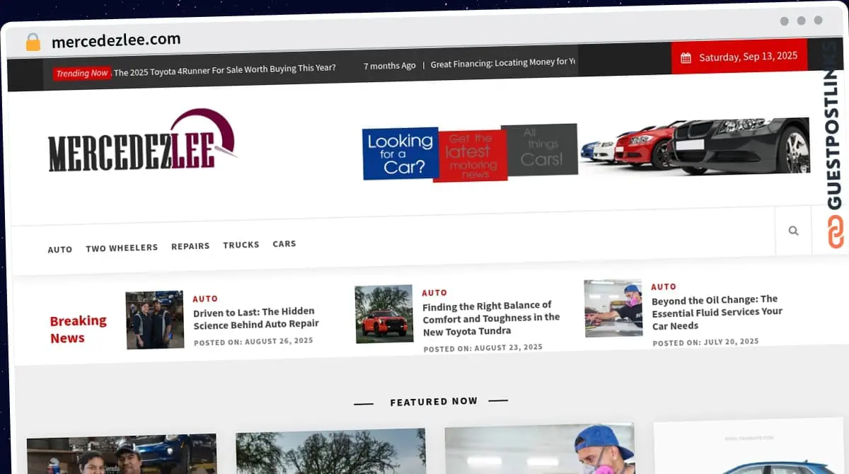 Publish Guest Post on mercedezlee.com