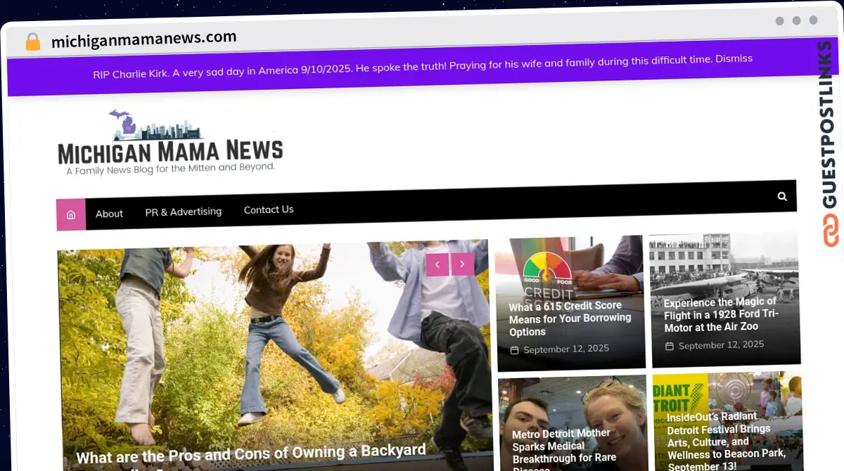 Publish Guest Post on michiganmamanews.com