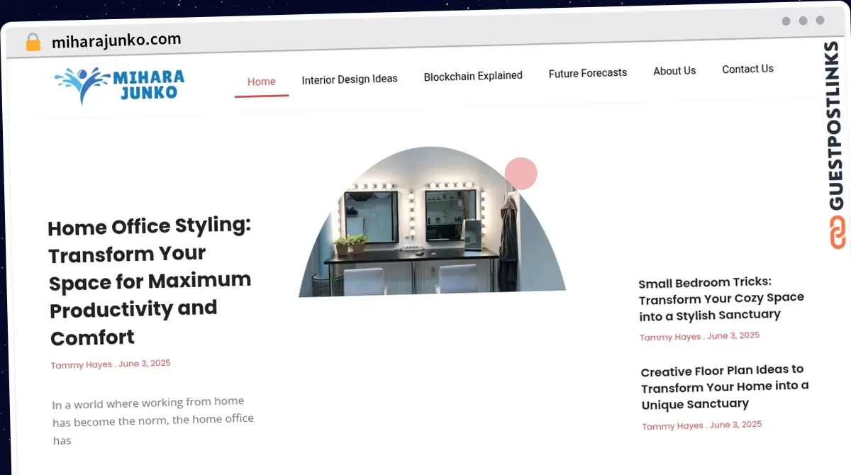 Publish Guest Post on miharajunko.com