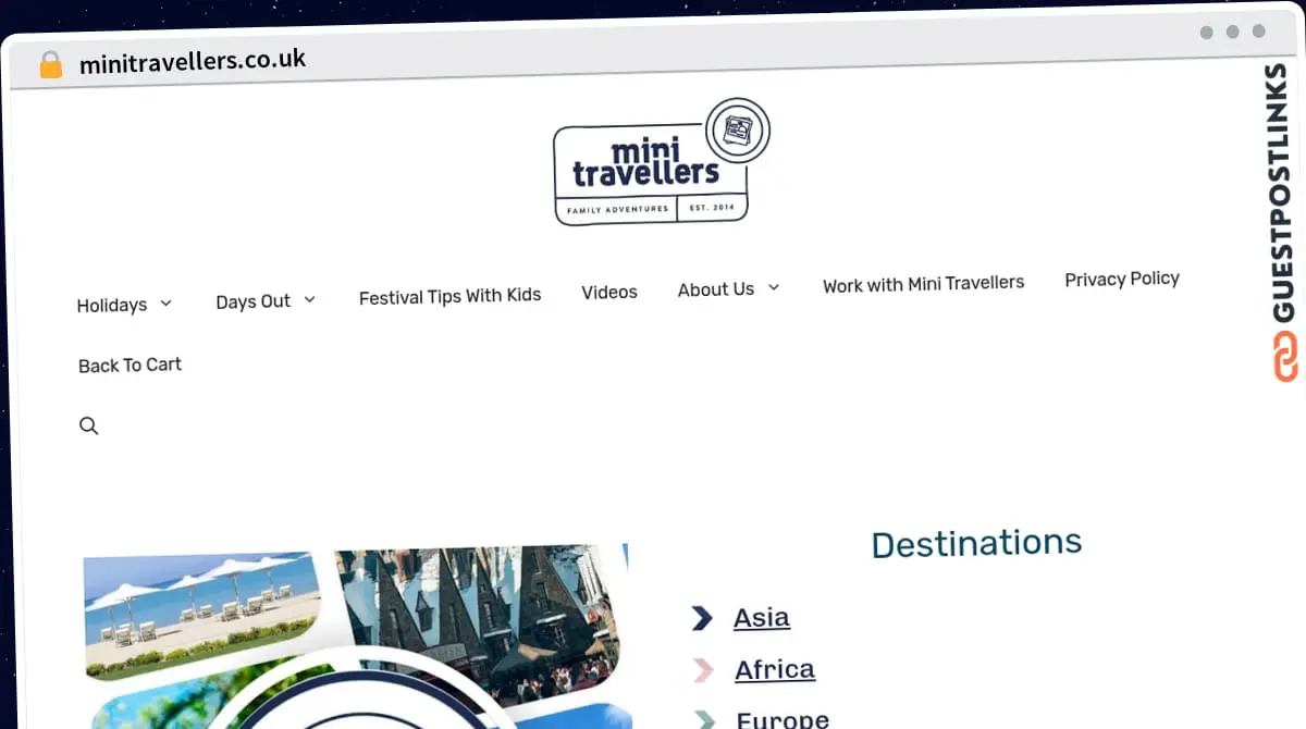 Publish Guest Post on minitravellers.co.uk