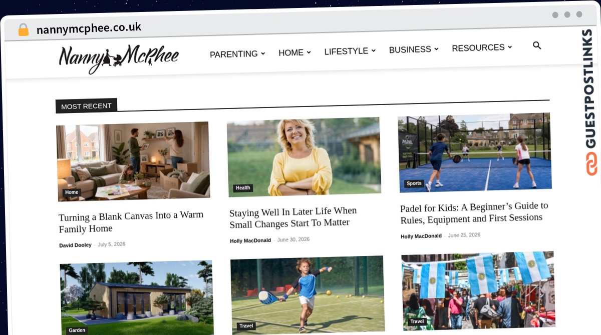 Publish Guest Post on nannymcphee.co.uk
