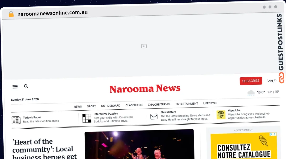 Publish Guest Post on naroomanewsonline.com.au