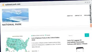 Publish Guest Post on national-park.com