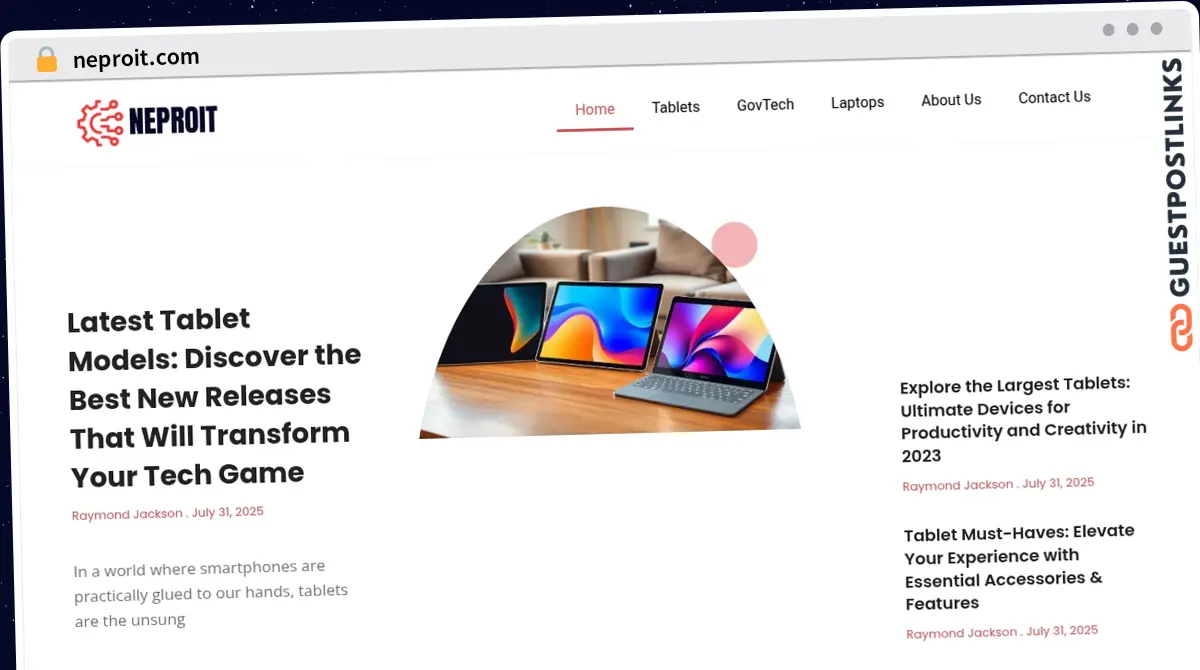 Publish Guest Post on neproit.com