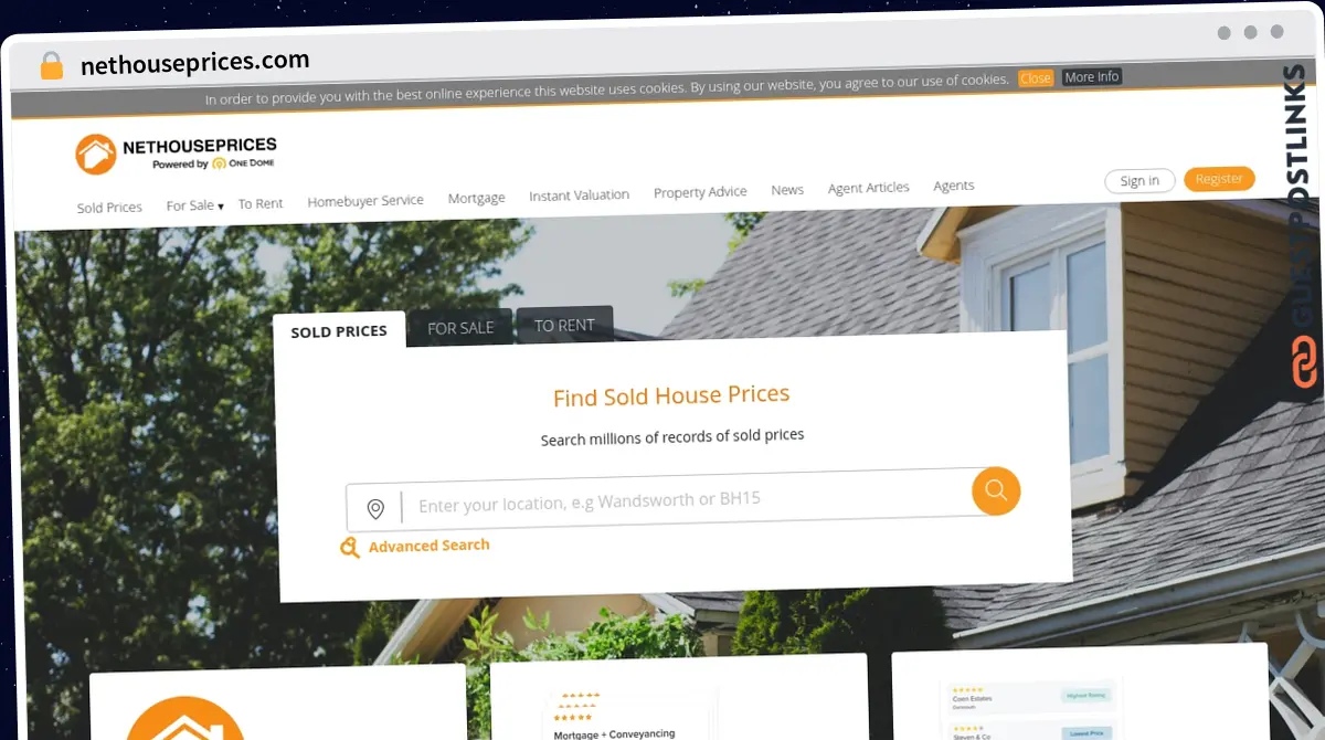 Publish Guest Post on nethouseprices.com