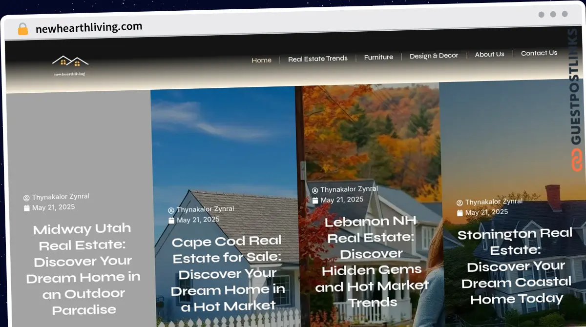 Publish Guest Post on newhearthliving.com