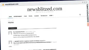 Publish Guest Post on newsblitzed.com