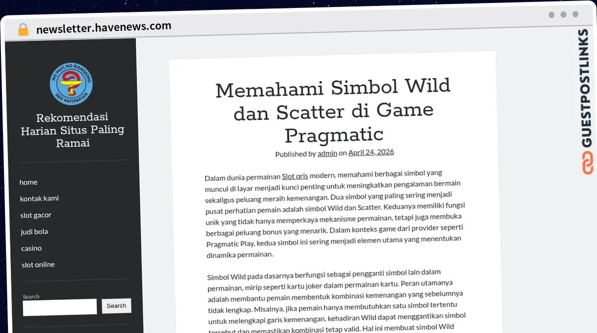 Publish Guest Post on newsletter.havenews.com