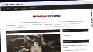 Publish Guest Post on nopassiveincome.com