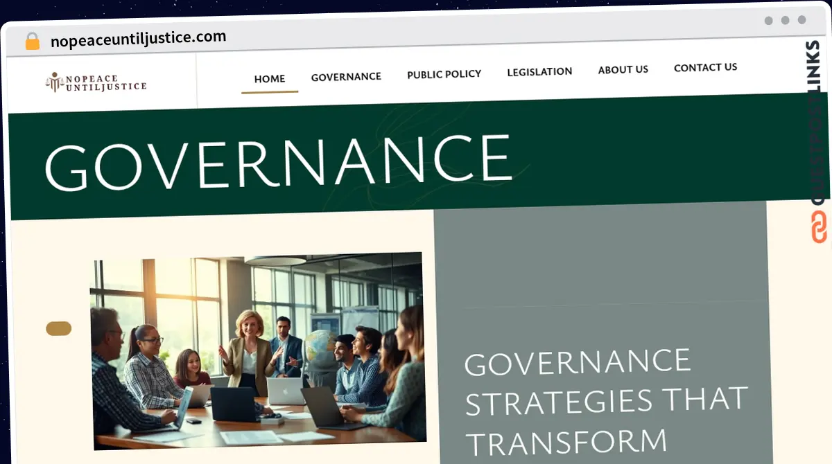 Publish Guest Post on nopeaceuntiljustice.com