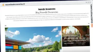 Publish Guest Post on nouvellesdecouvertes.fr