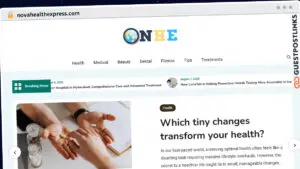 Publish Guest Post on novahealthexpress.com