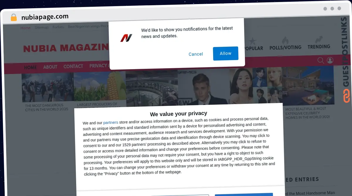 Publish Guest Post on nubiapage.com