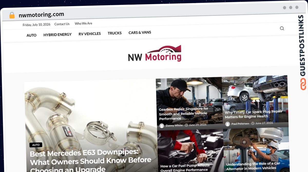 Publish Guest Post on nwmotoring.com