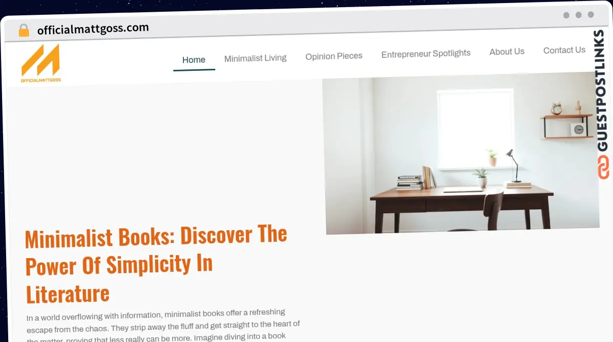 Publish Guest Post on officialmattgoss.com