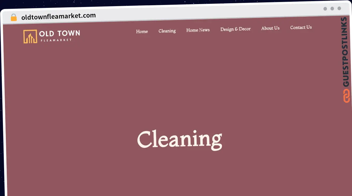 Publish Guest Post on oldtownfleamarket.com