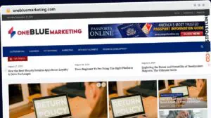 Publish Guest Post on onebluemarketing.com