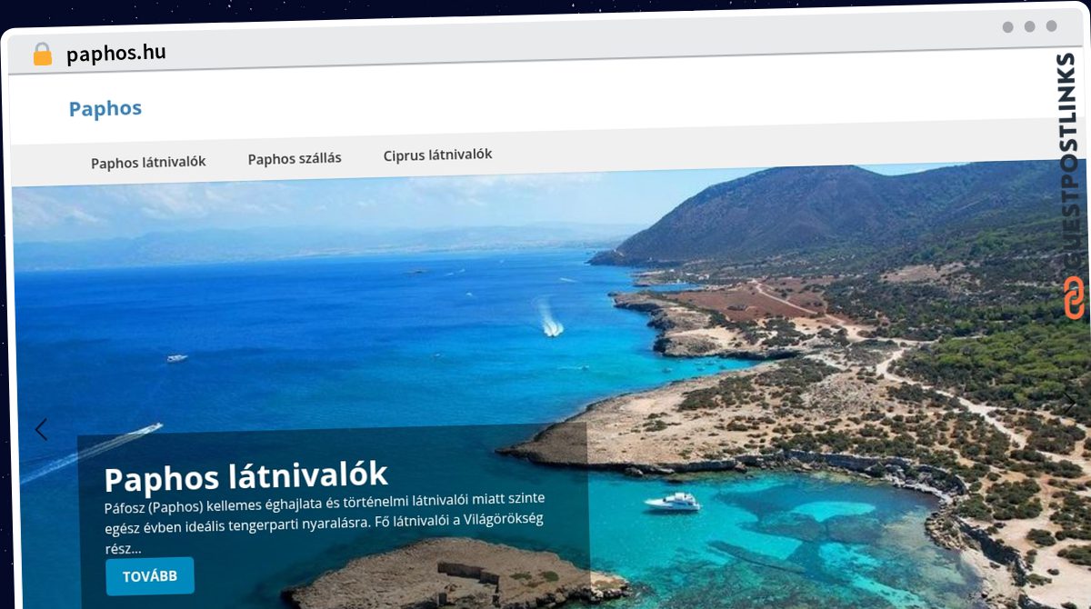 Publish Guest Post on paphos.hu
