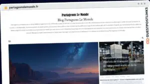 Publish Guest Post on partageonslemonde.fr