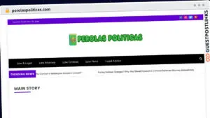 Publish Guest Post on perolaspoliticas.com