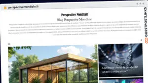 Publish Guest Post on perspectivemondiale.fr