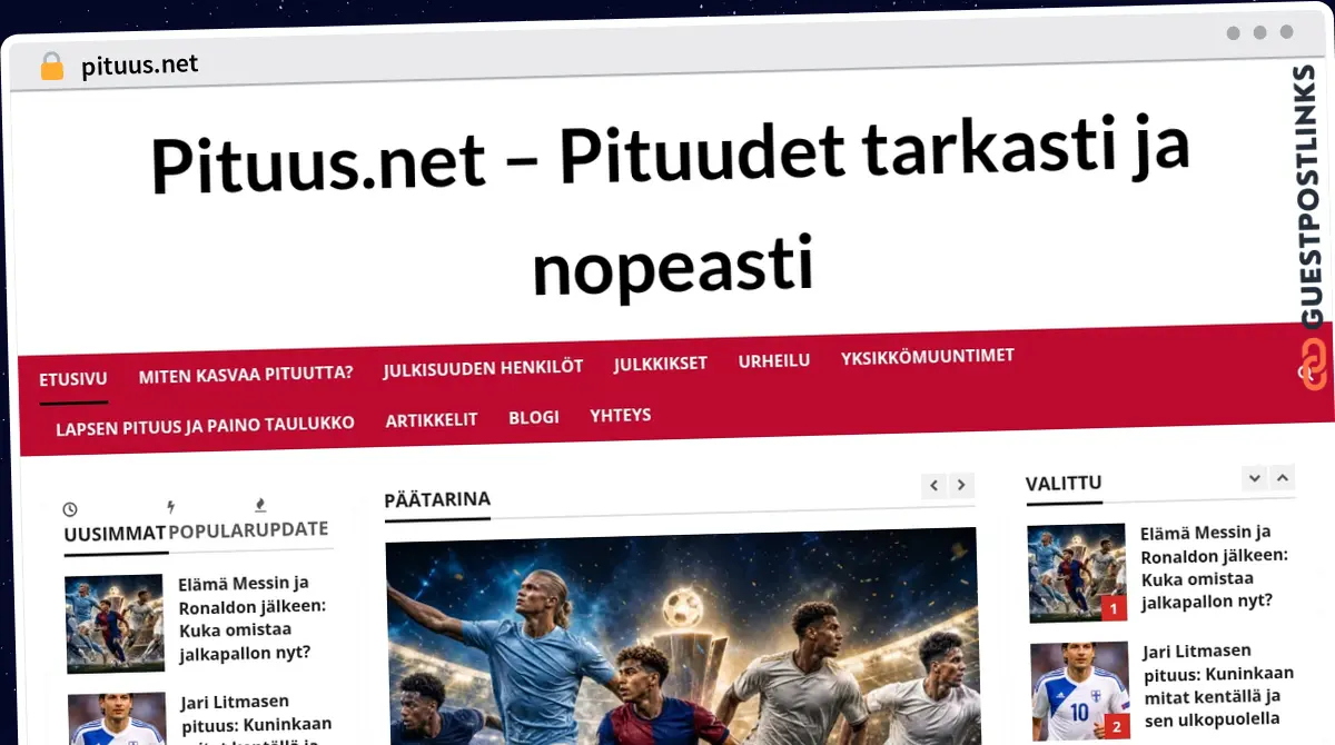 Publish Guest Post on pituus.net
