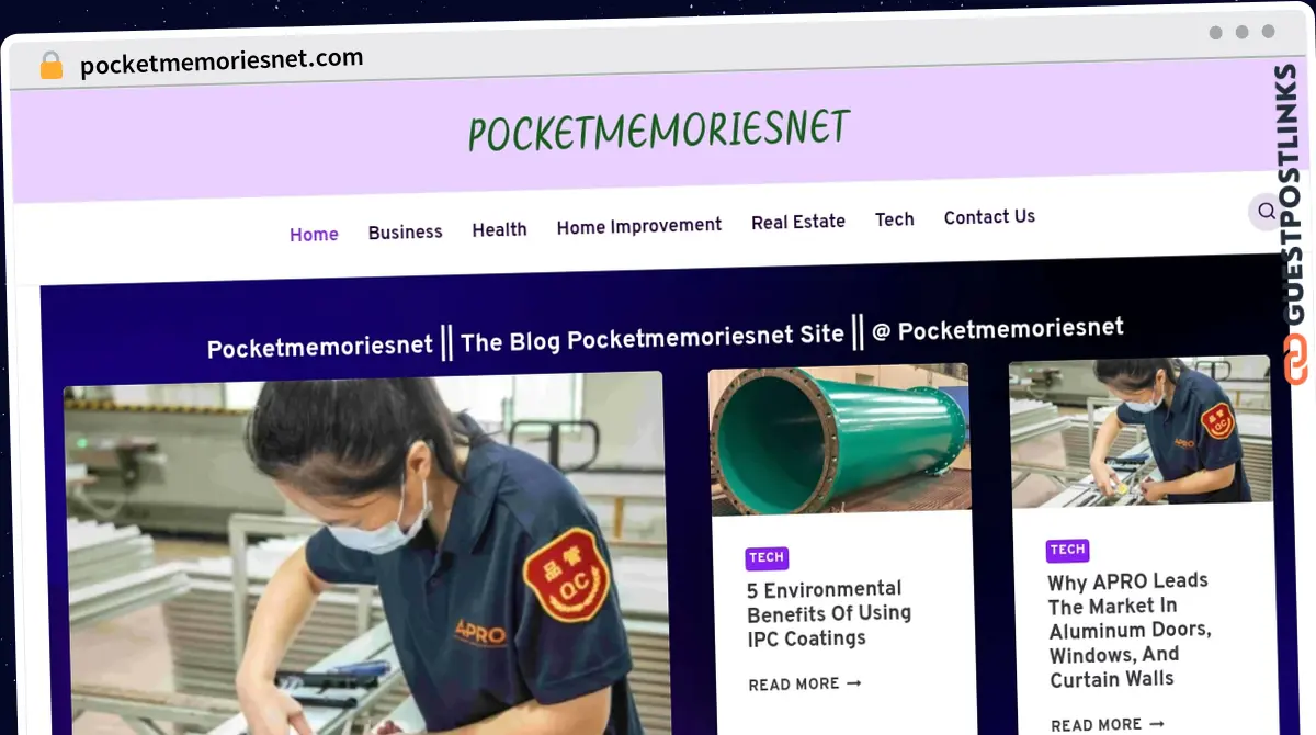 Publish Guest Post on pocketmemoriesnet.com