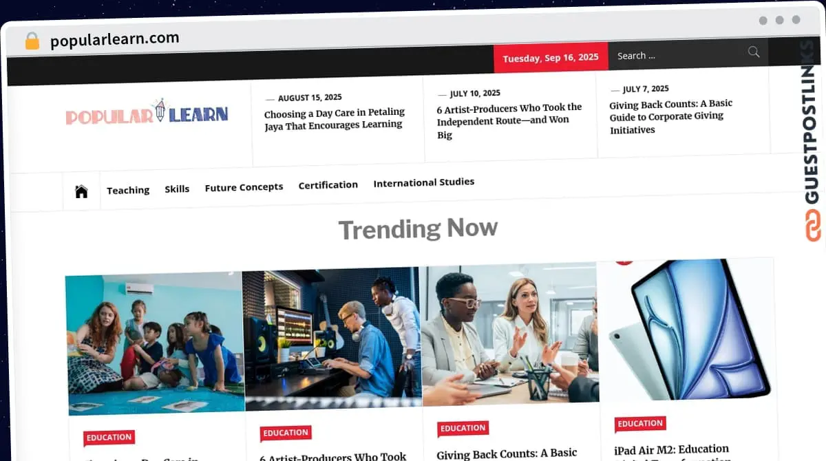 Publish Guest Post on popularlearn.com