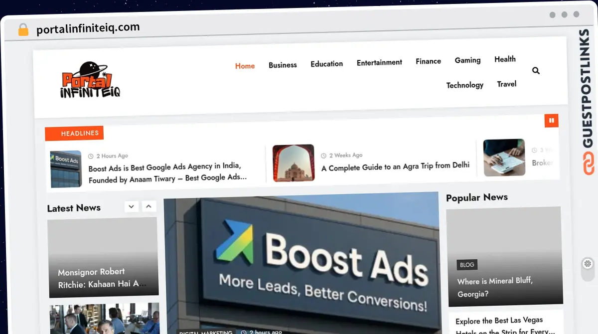 Publish Guest Post on portalinfiniteiq.com