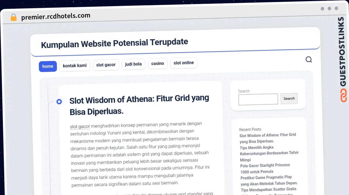 Publish Guest Post on premier.rcdhotels.com
