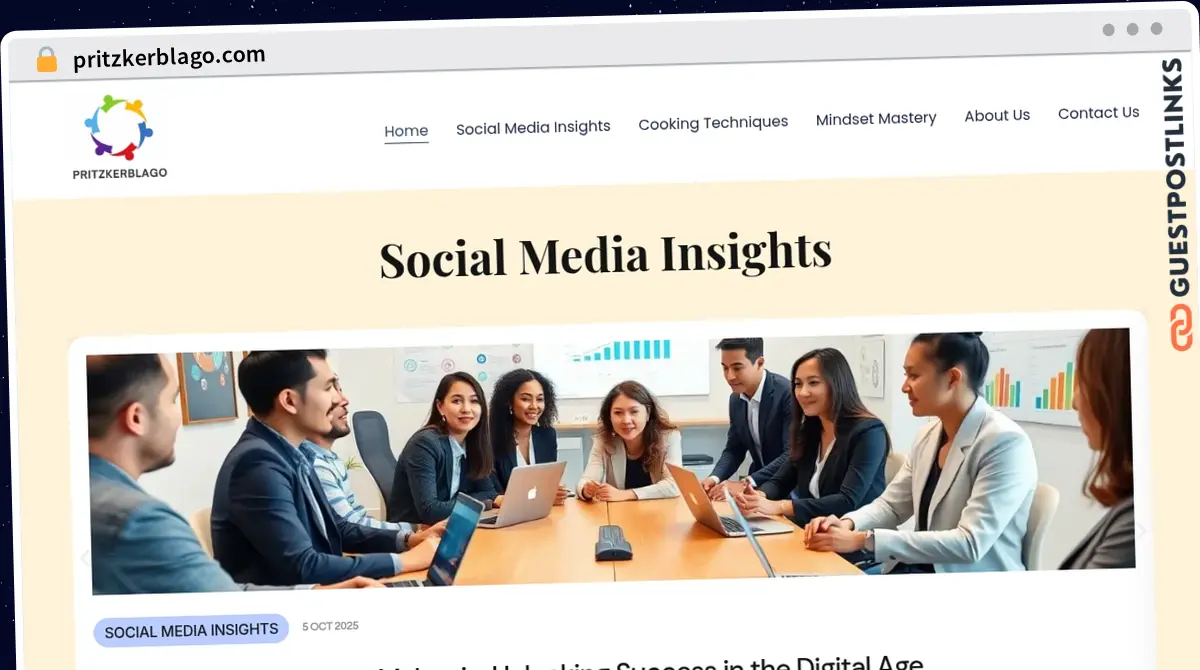 Publish Guest Post on pritzkerblago.com