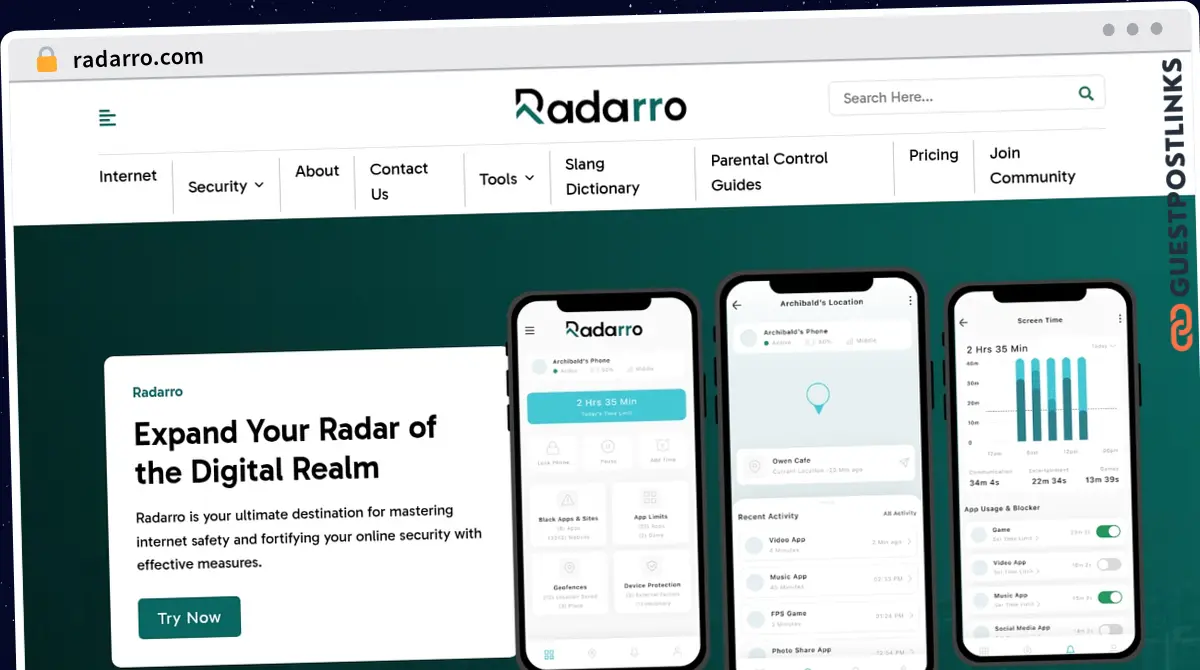 Publish Guest Post on radarro.com