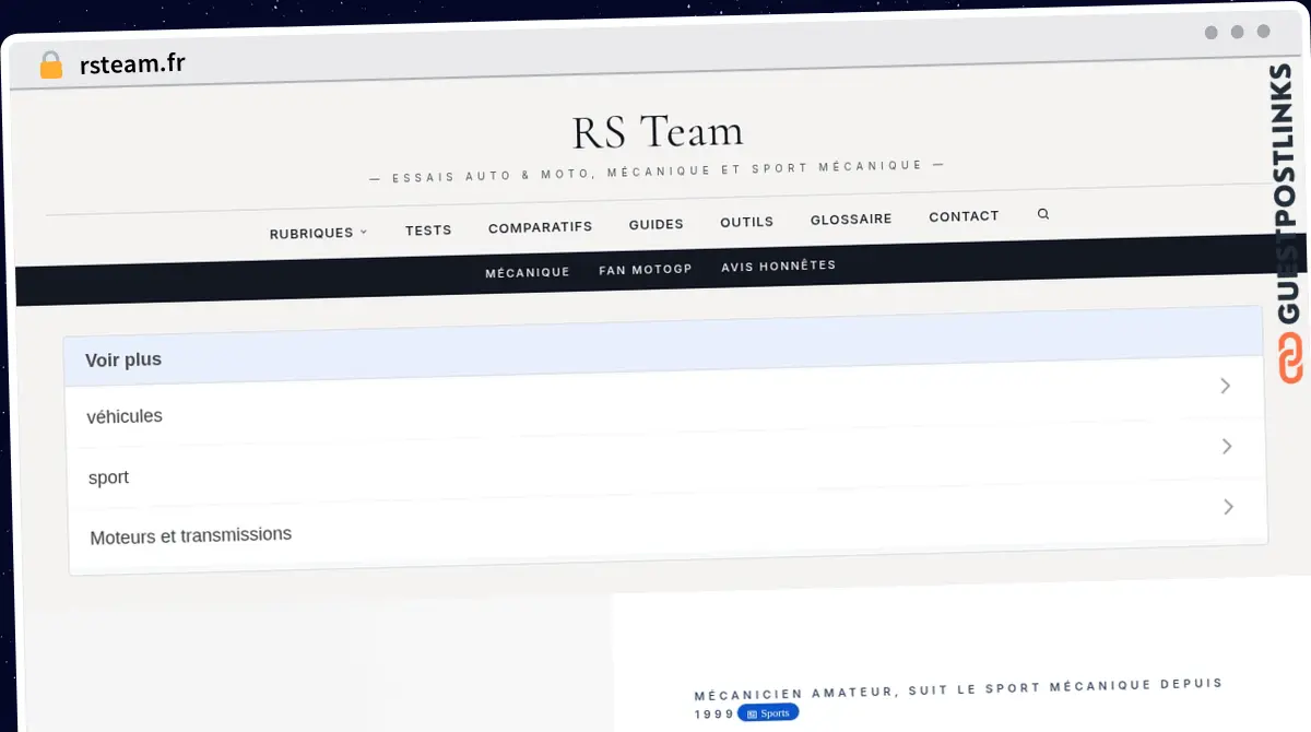 Publish Guest Post on rsteam.fr