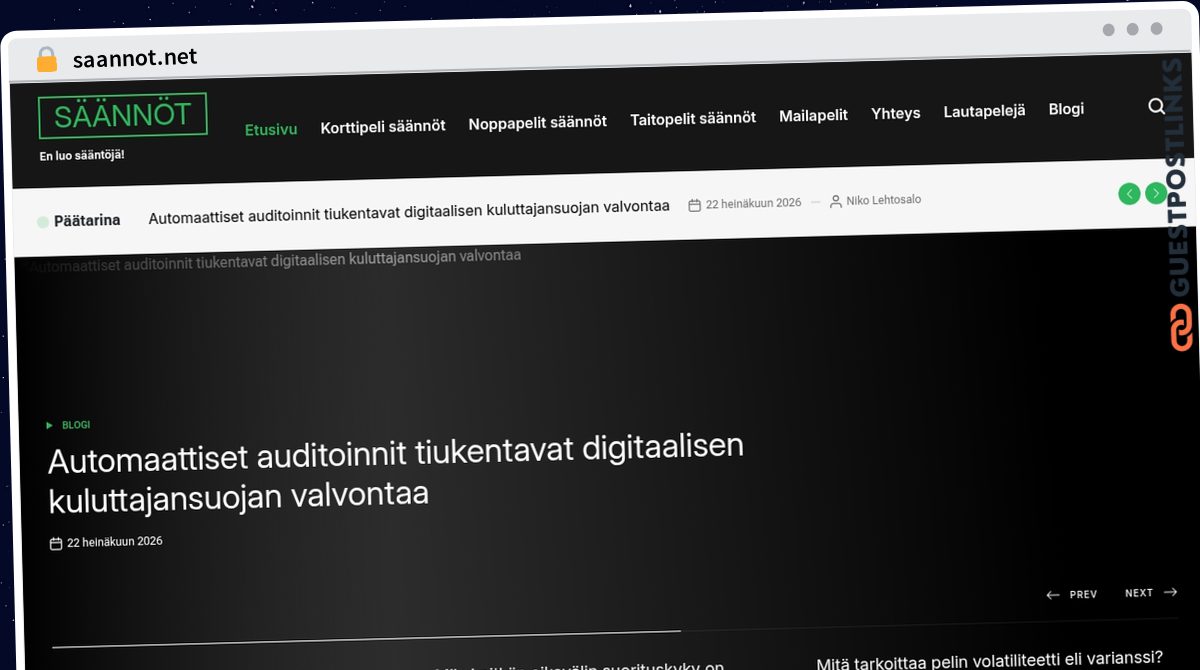 Publish Guest Post on saannot.net
