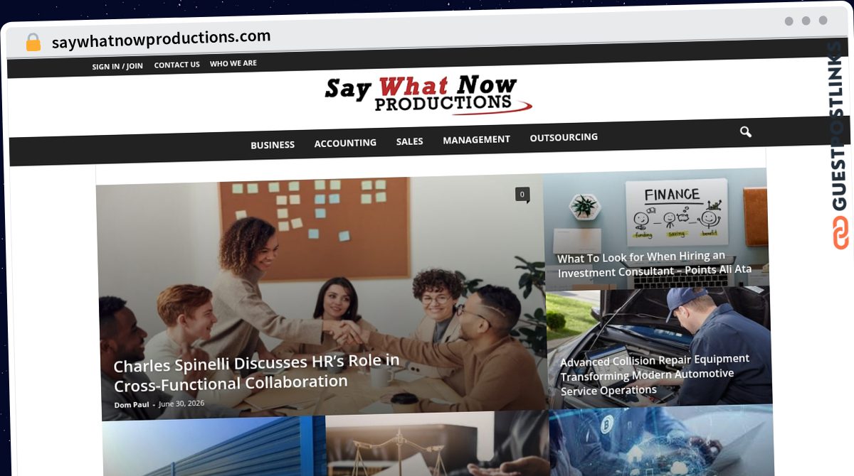 Publish Guest Post on saywhatnowproductions.com