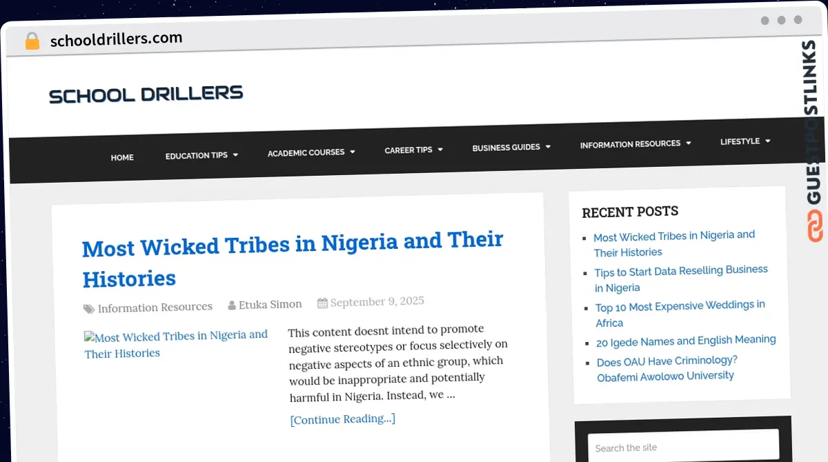 Publish Guest Post on schooldrillers.com