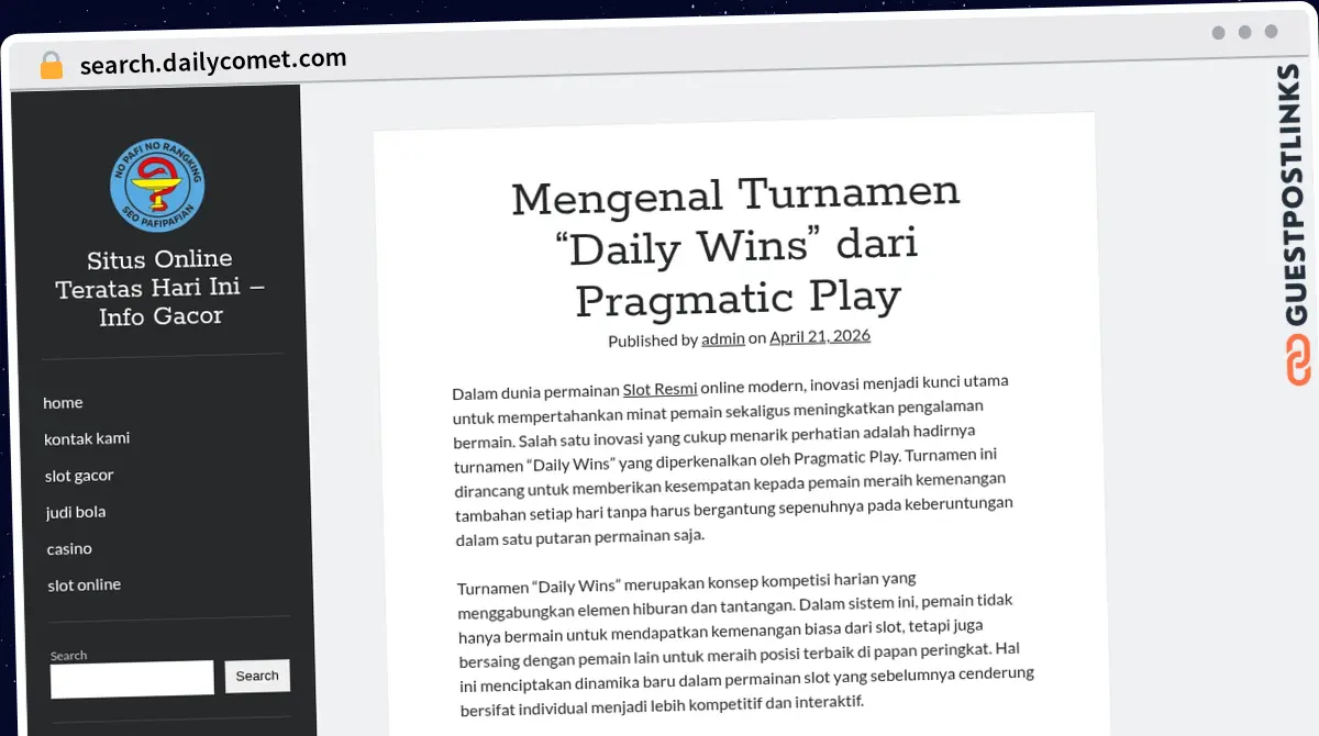 Publish Guest Post on search.dailycomet.com