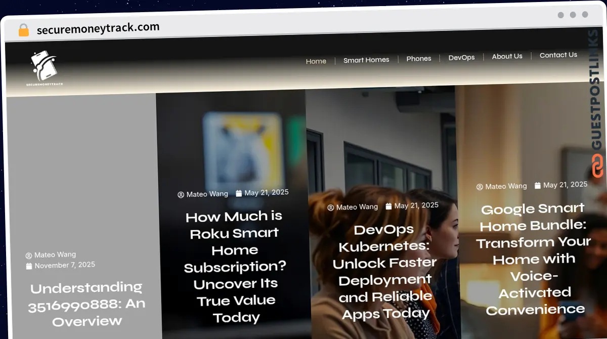 Publish Guest Post on securemoneytrack.com