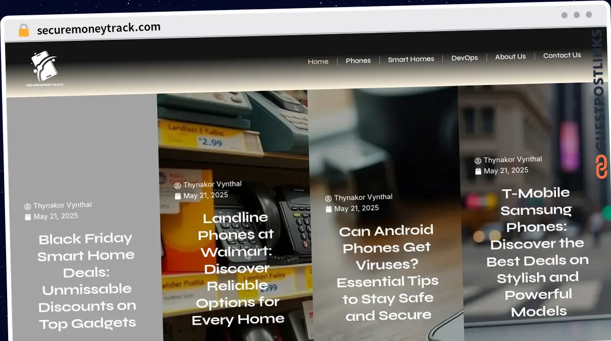 Publish Guest Post on securemoneytrack.com