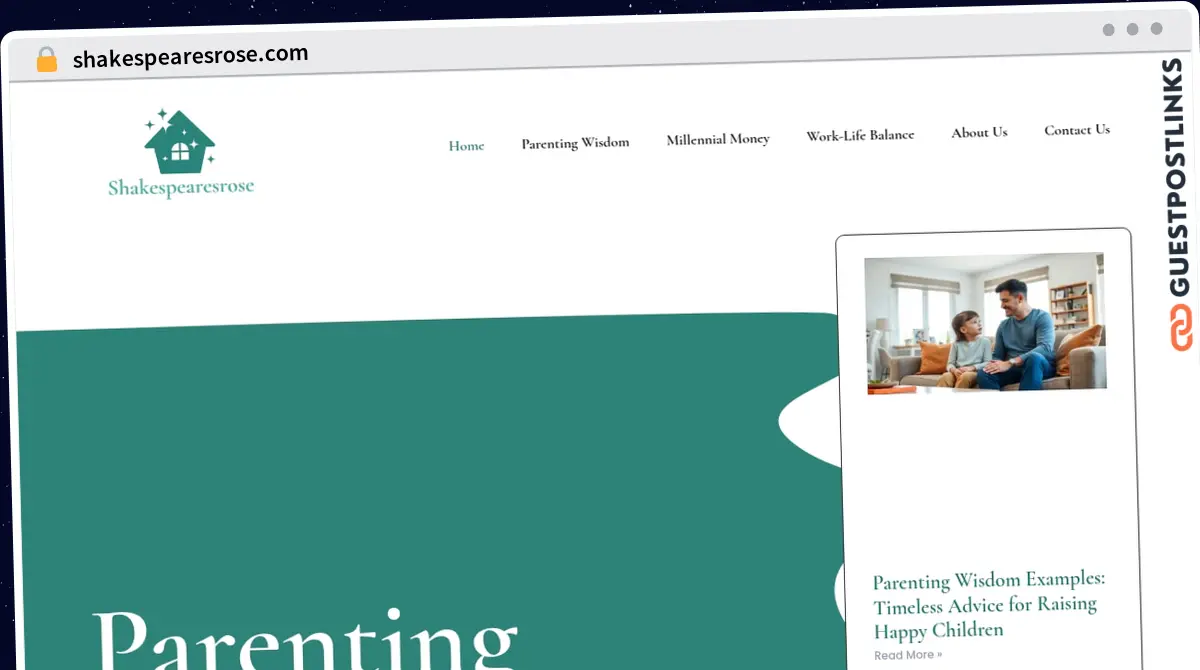 Publish Guest Post on shakespearesrose.com
