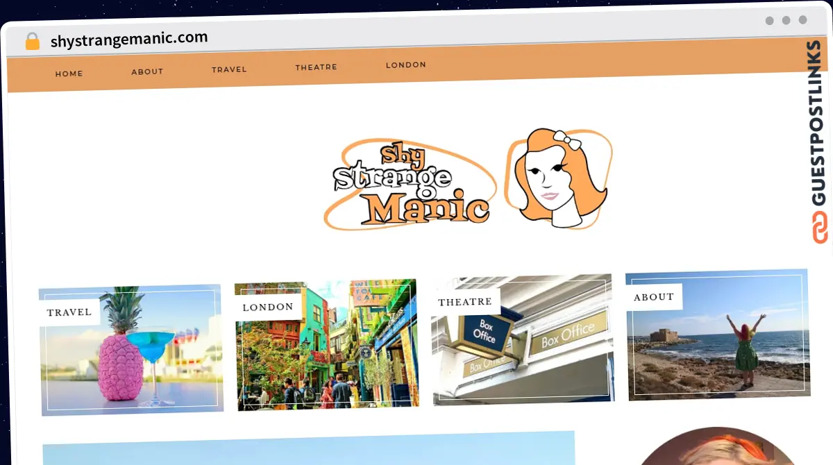 Publish Guest Post on shystrangemanic.com