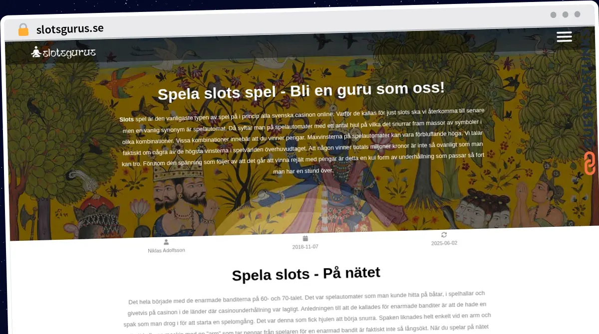 Publish Guest Post on slotsgurus.se