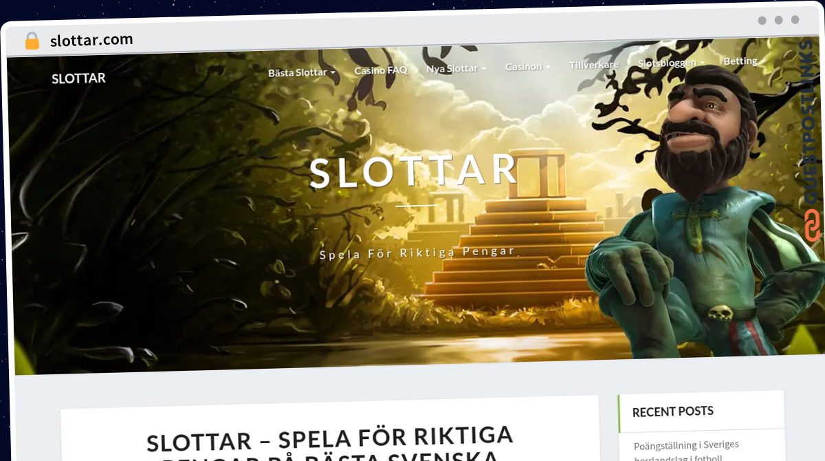 Publish Guest Post on slottar.com