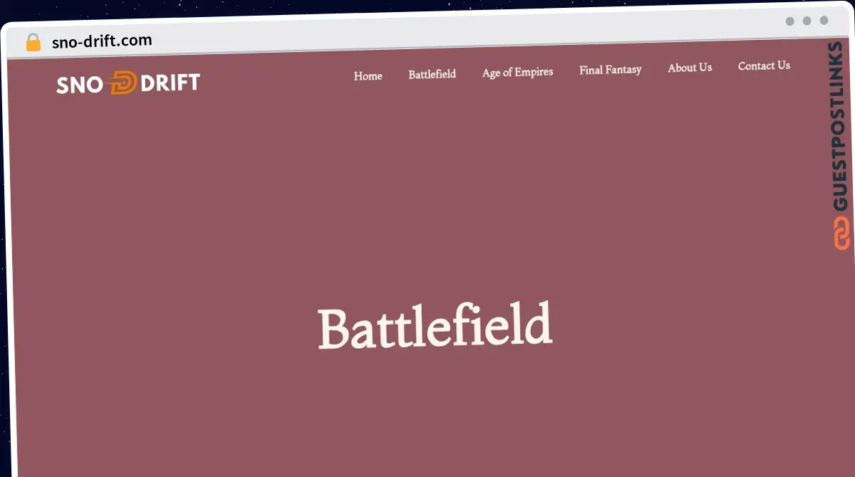 Publish Guest Post on sno-drift.com