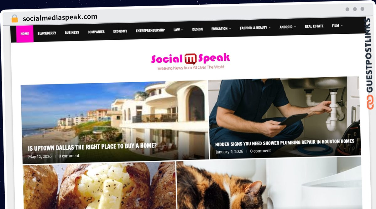 Publish Guest Post on socialmediaspeak.com