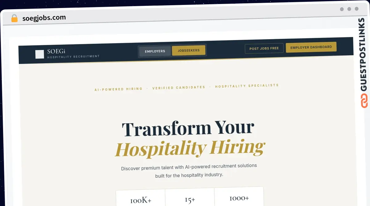 Publish Guest Post on soegjobs.com