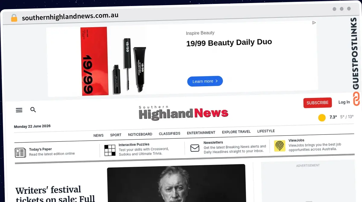 Publish Guest Post on southernhighlandnews.com.au