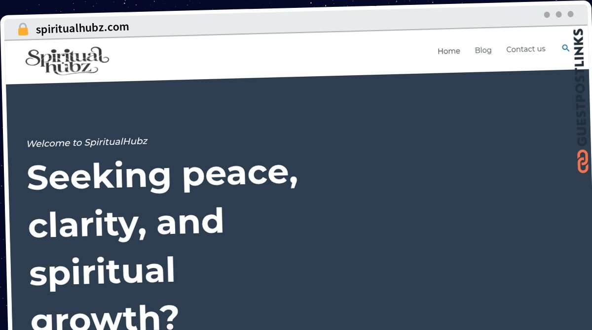Publish Guest Post on spiritualhubz.com