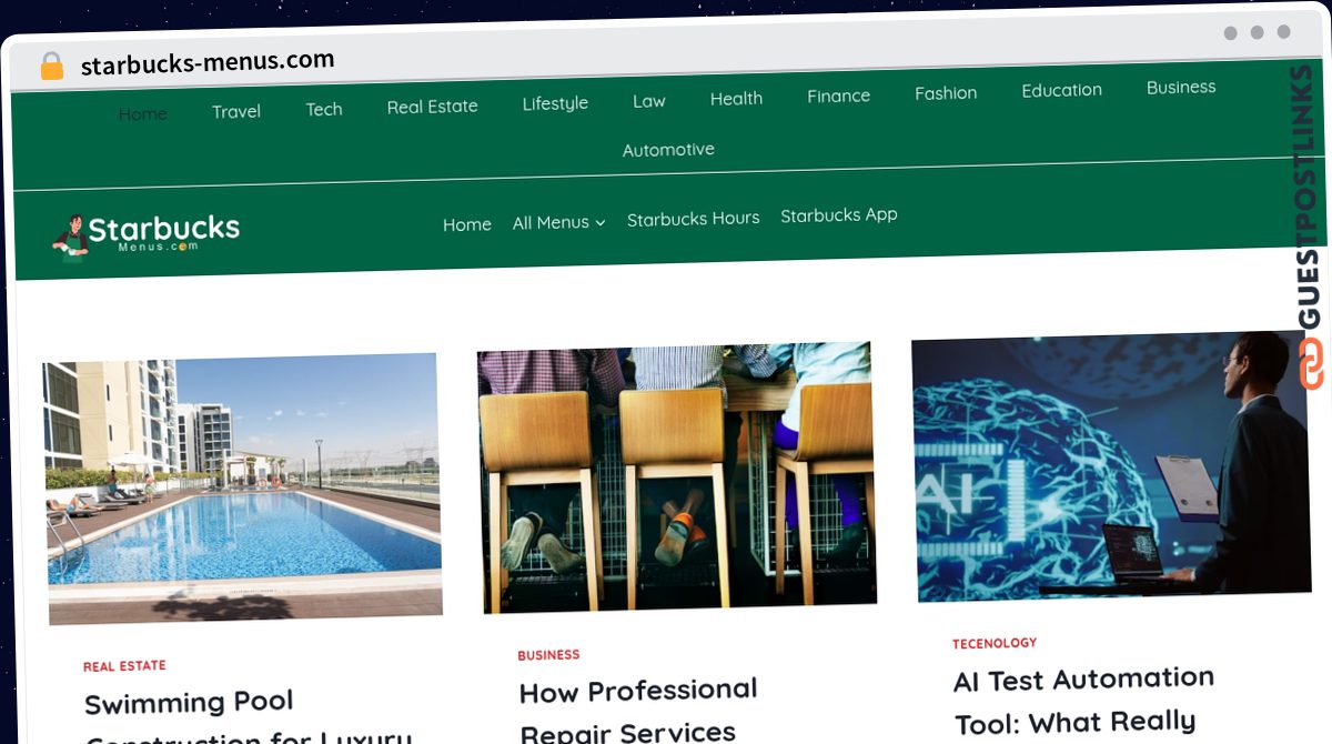 Publish Guest Post on starbucks-menus.com