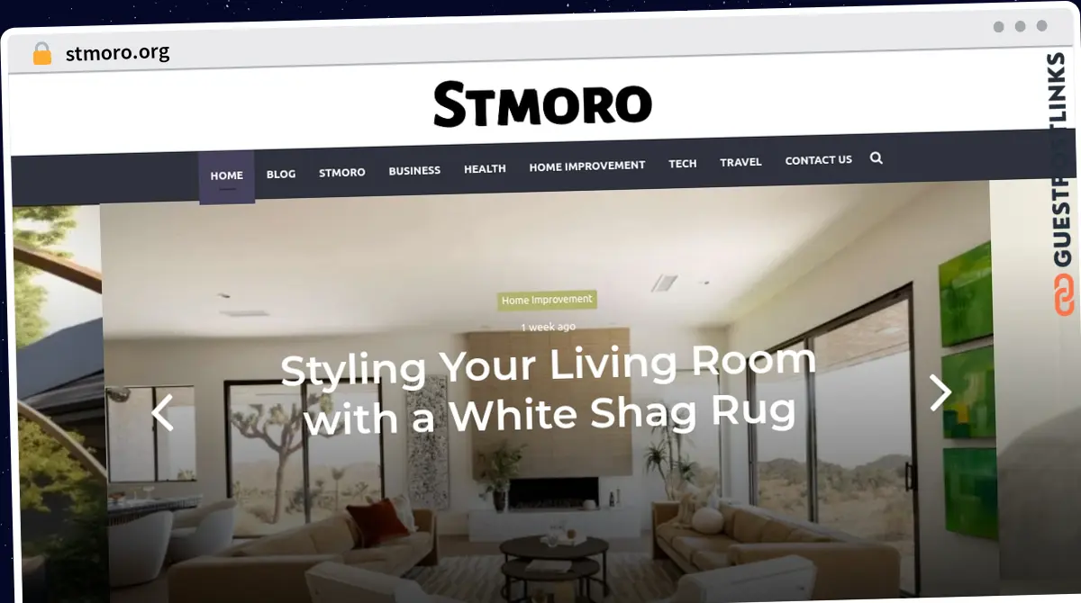 Publish Guest Post on stmoro.org